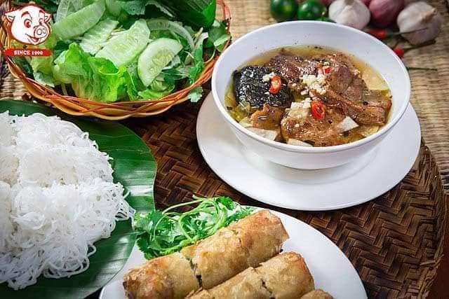 Platos típicos de la cultura culinaria vietnamita.